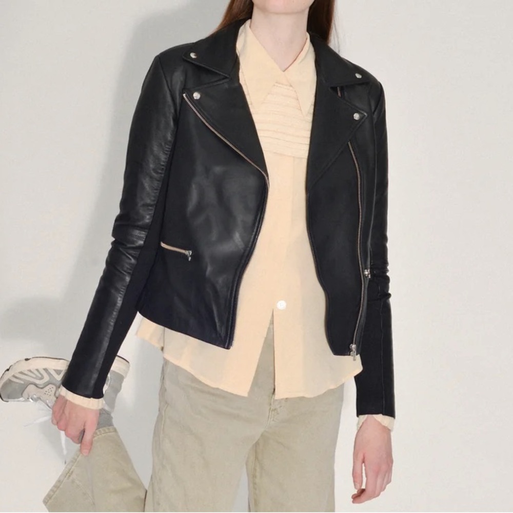 Veda Dallas Smooth Leather Jacket